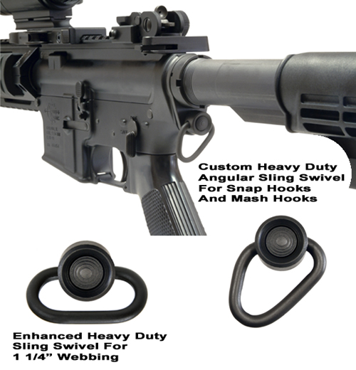 AR 15 and M16 Quick Detach Sling Swivel AR15 QD Sling Attachment